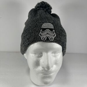 Star Wars Stormtrooper Metallic Knit Pom Beanie